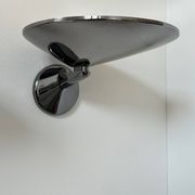 Pair of vintage wall lights, chrome-plated metal, Italy 1970s