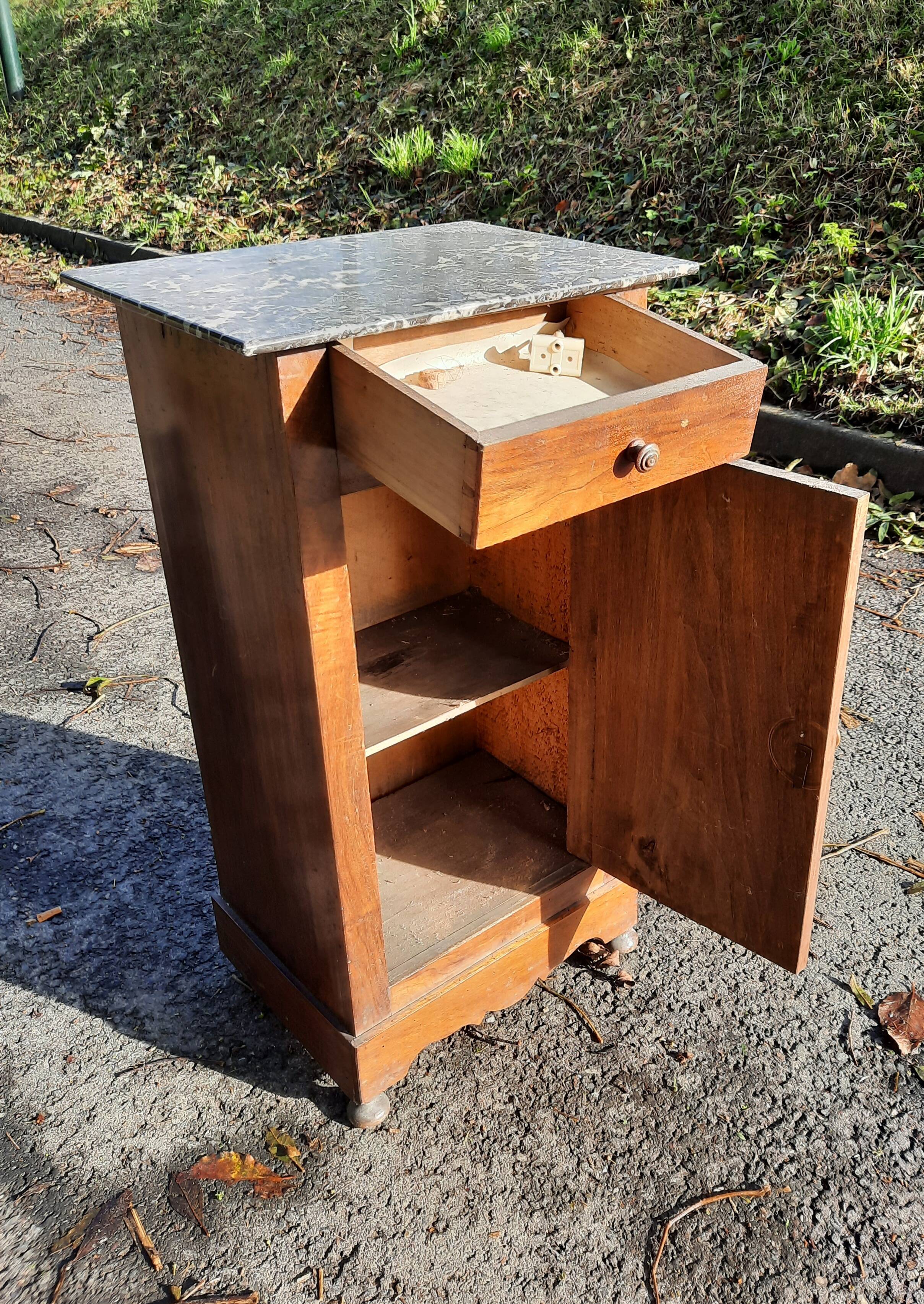 19th century bedside table