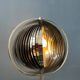 Lampe de table uplighter « Cup » en métal, couleur argent