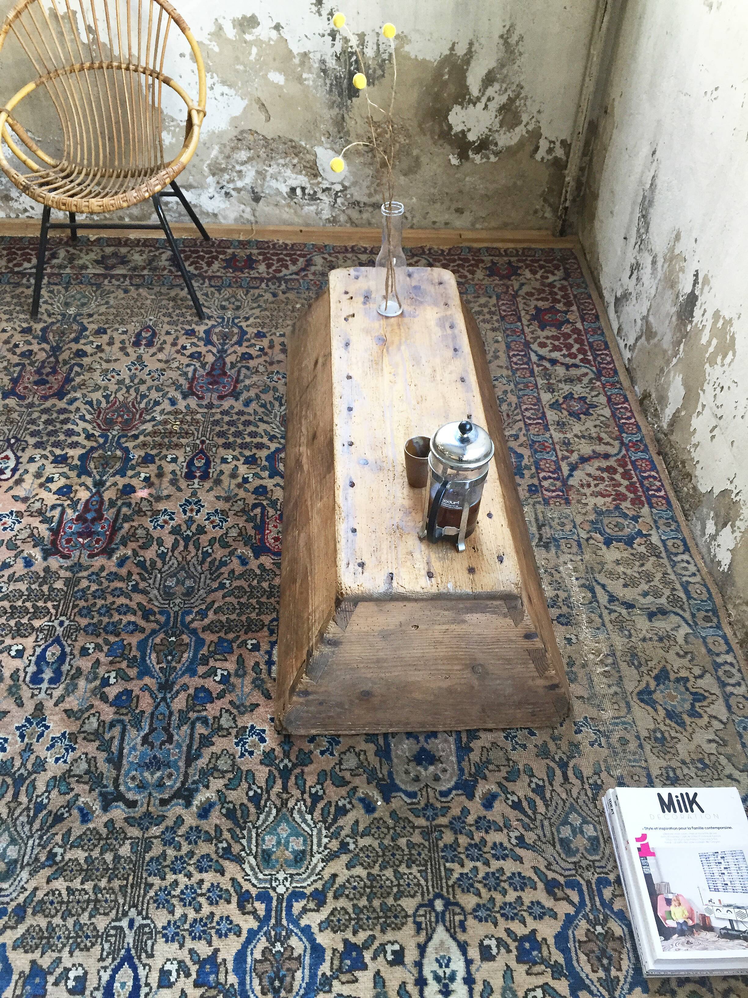 Brutalist coffee table