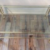 Gold metal coffee table from the 60/70