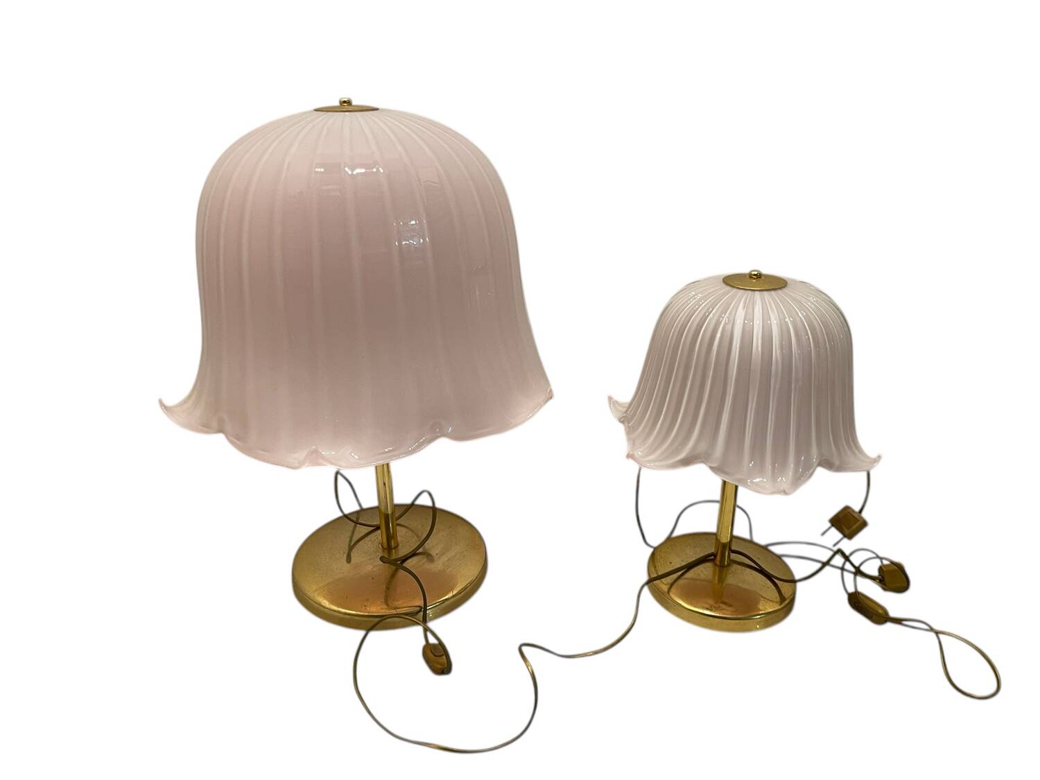 Murano Glass Table Lamps Set of 2 PAF Studio Milan
