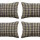 Set of 4 vintage kilim cushion covers 41x58 cm