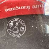 Bonbonnière or cotton box Baccarat model Monique - Art Deco