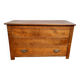 Old solid oak cabinet with its large drawer.