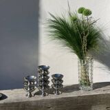 11 vintage stainless steel bowls