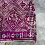 Violet carpet Beni M'Guild - 193 x 310 cm