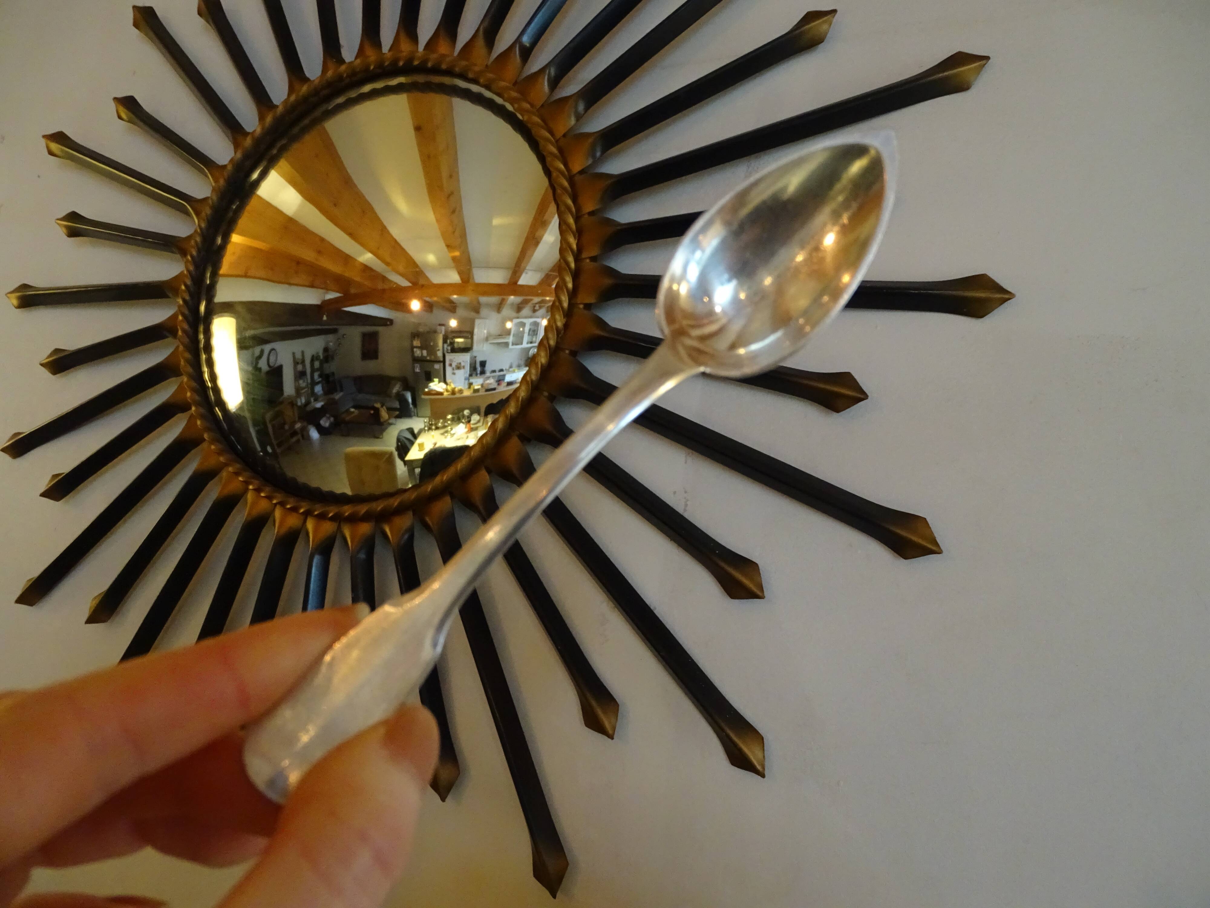 11 hallmarked Art Deco silver metal dessert/coffee spoons - 14.5 cm