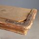 Golden wooden cornice with rocaille carving