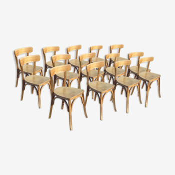 Set de 14 chaises de bistrot