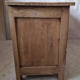 Commode en chene brut