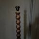 Floor lamp in the style of Charles Dudouyt 20th century turned wood