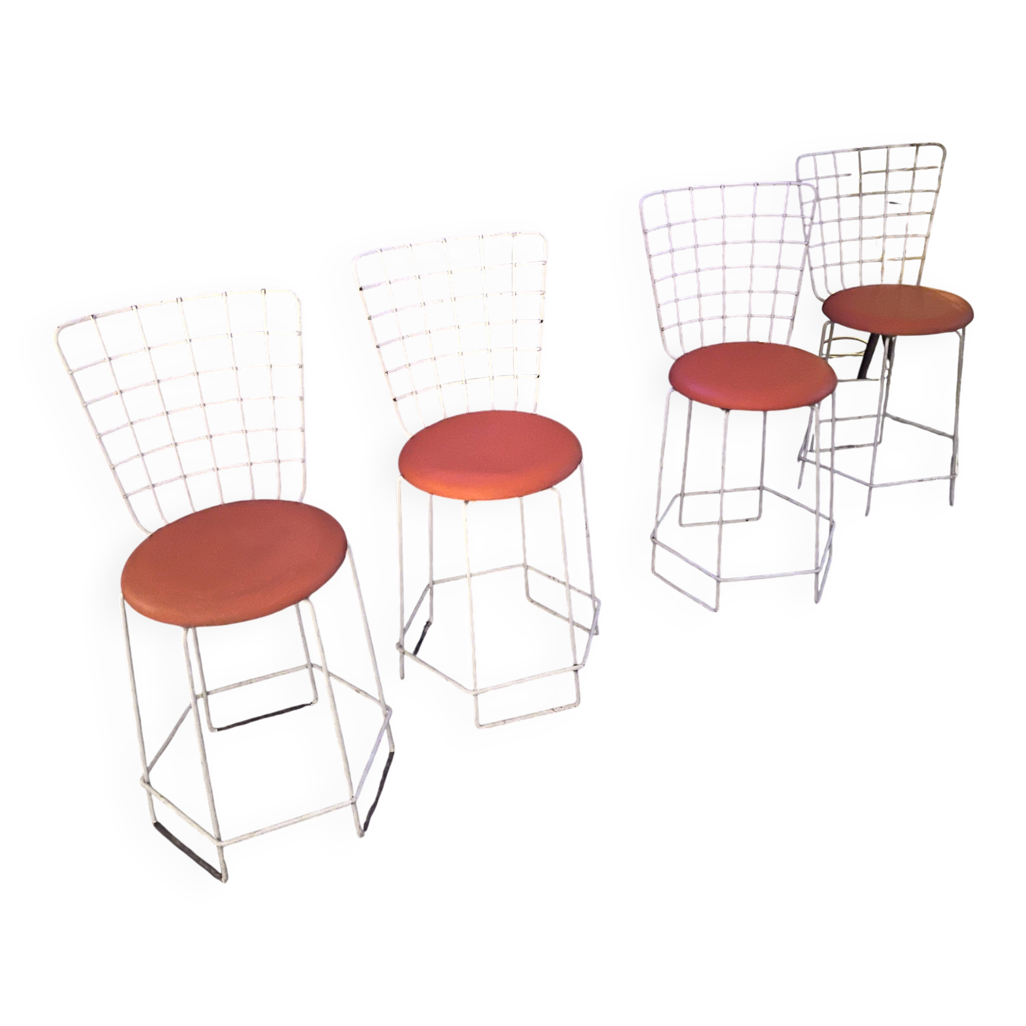 Série de 4 chaises années 70