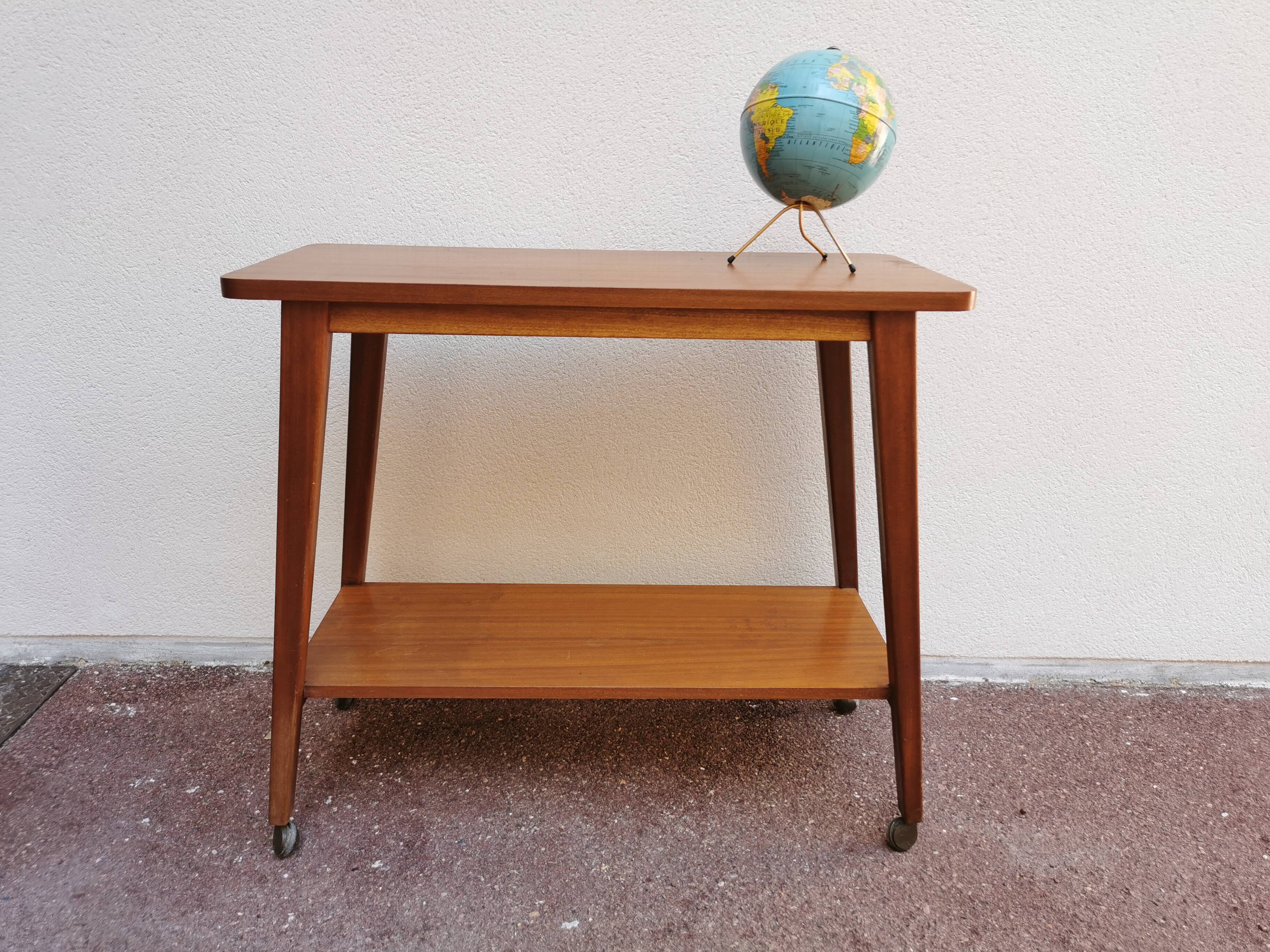 Serving table on wheels 50/60s