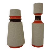 Space Age Op Art Vases from Royal KPM, 1960s, Set of 2