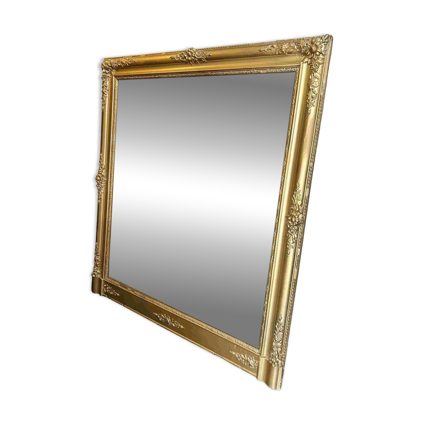 Large vintage baroque mirror