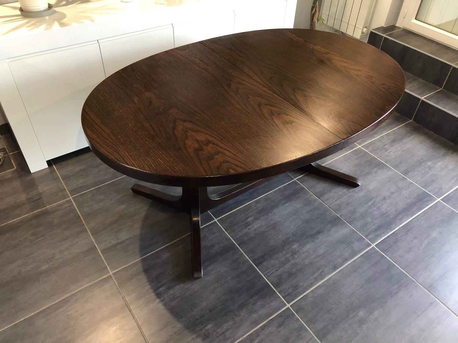 Vintage Baumann extendable table 1970s