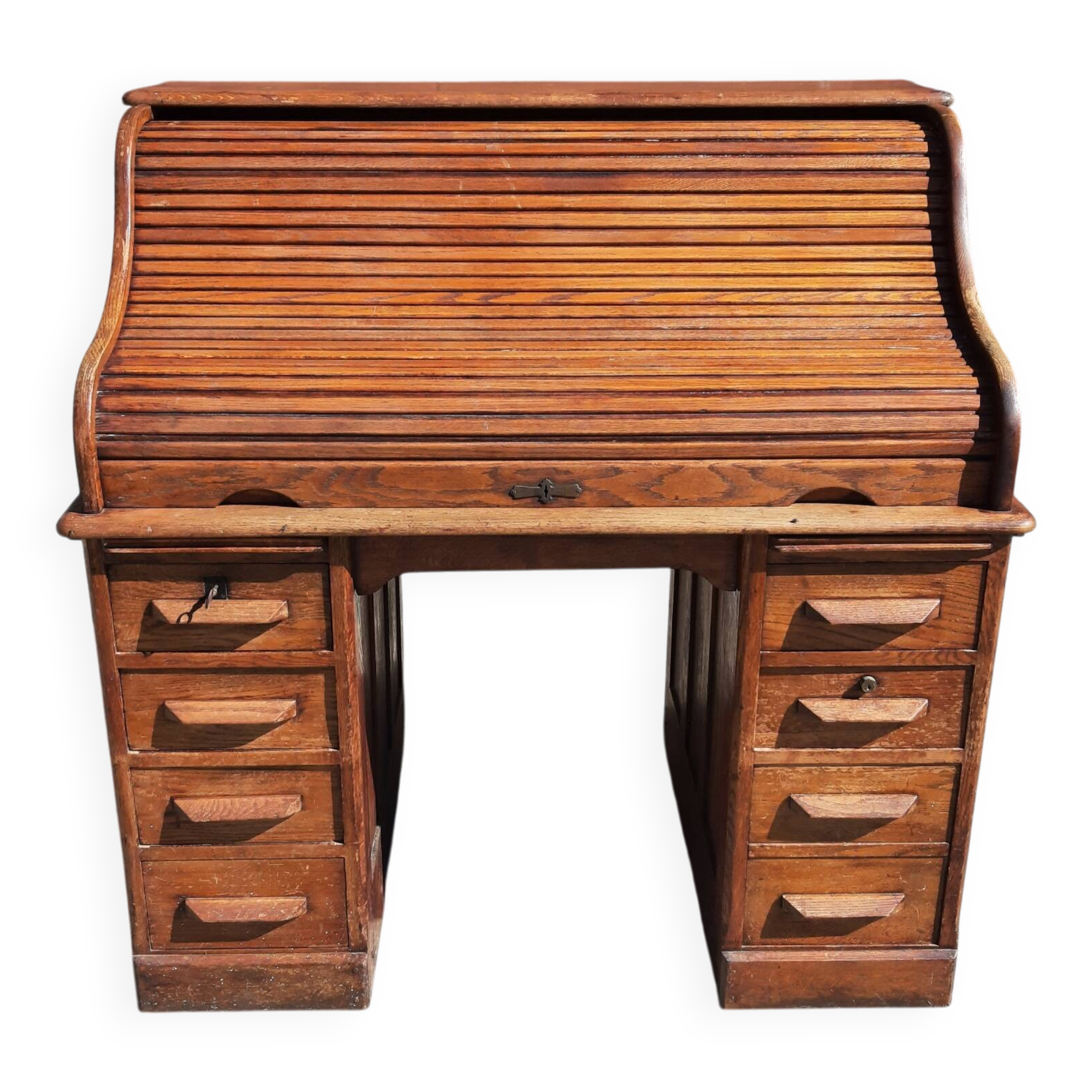 American "Roll Top" desk in oak.