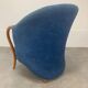 Cinna armchair, 1980 design, pop blue.