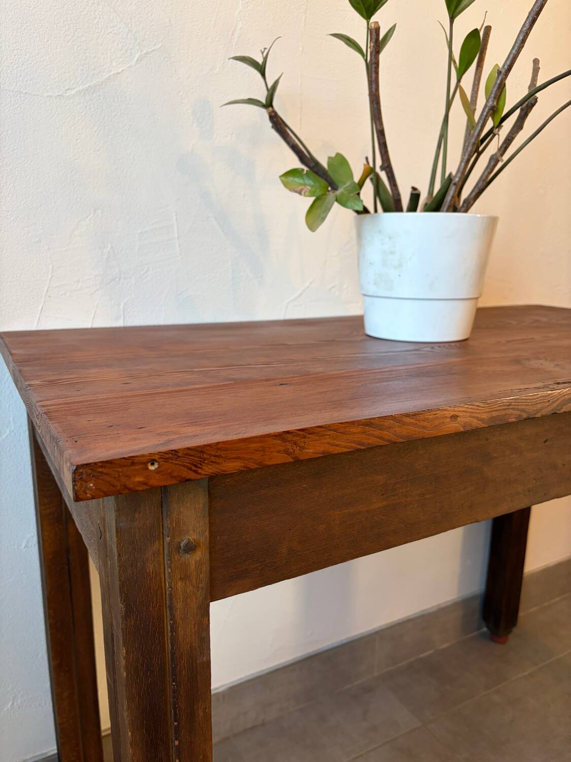 Charming vintage farmhouse table (small size)