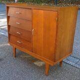 Vintage golden oak dresser