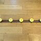 Vintage coat rack with 5 metal racks