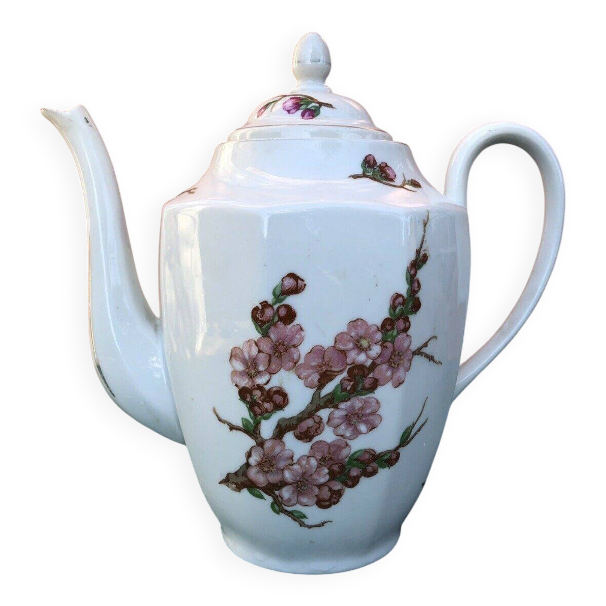 vintage porcelain coffee pot