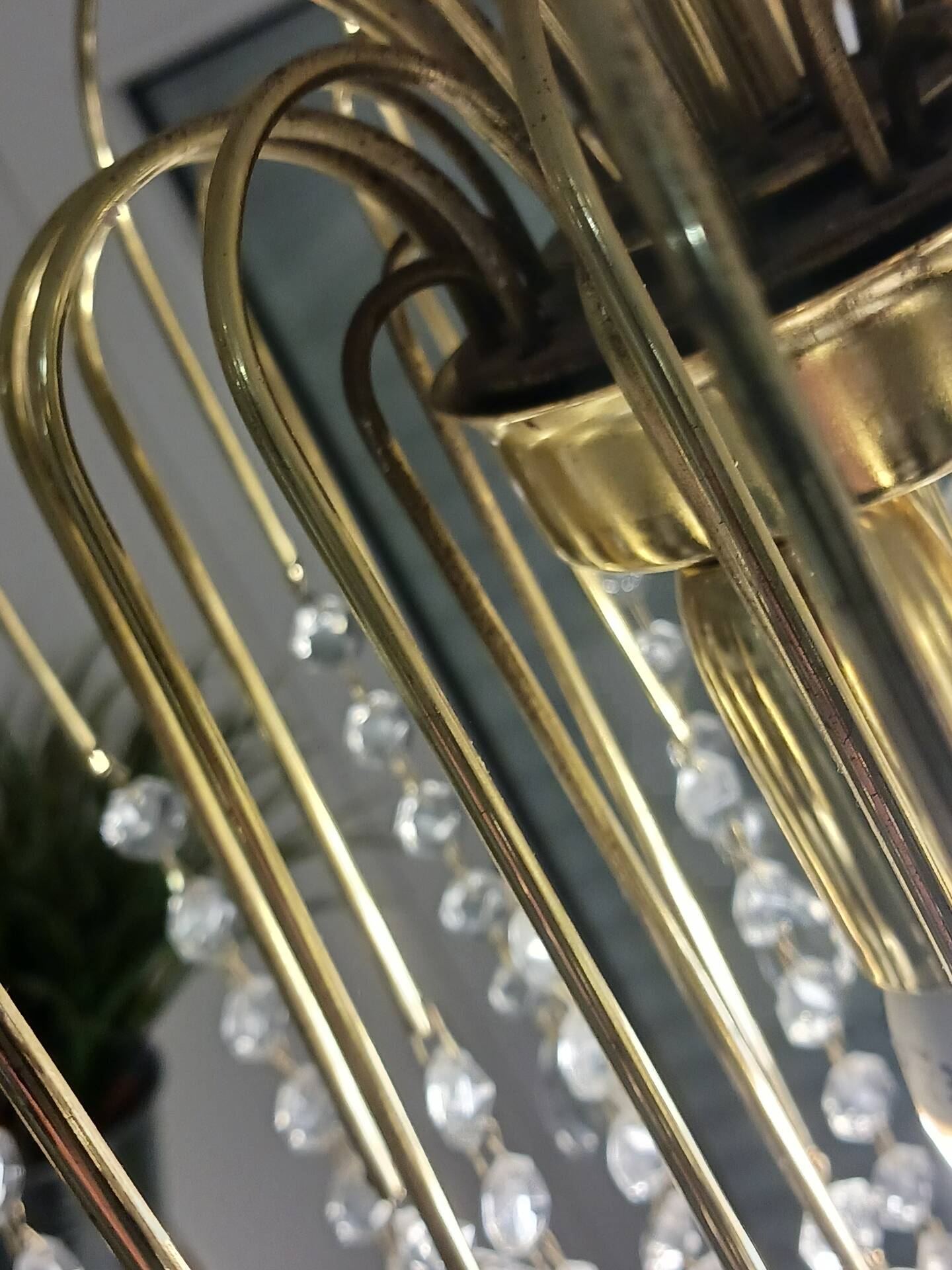 Italian vintage 70's chandelier