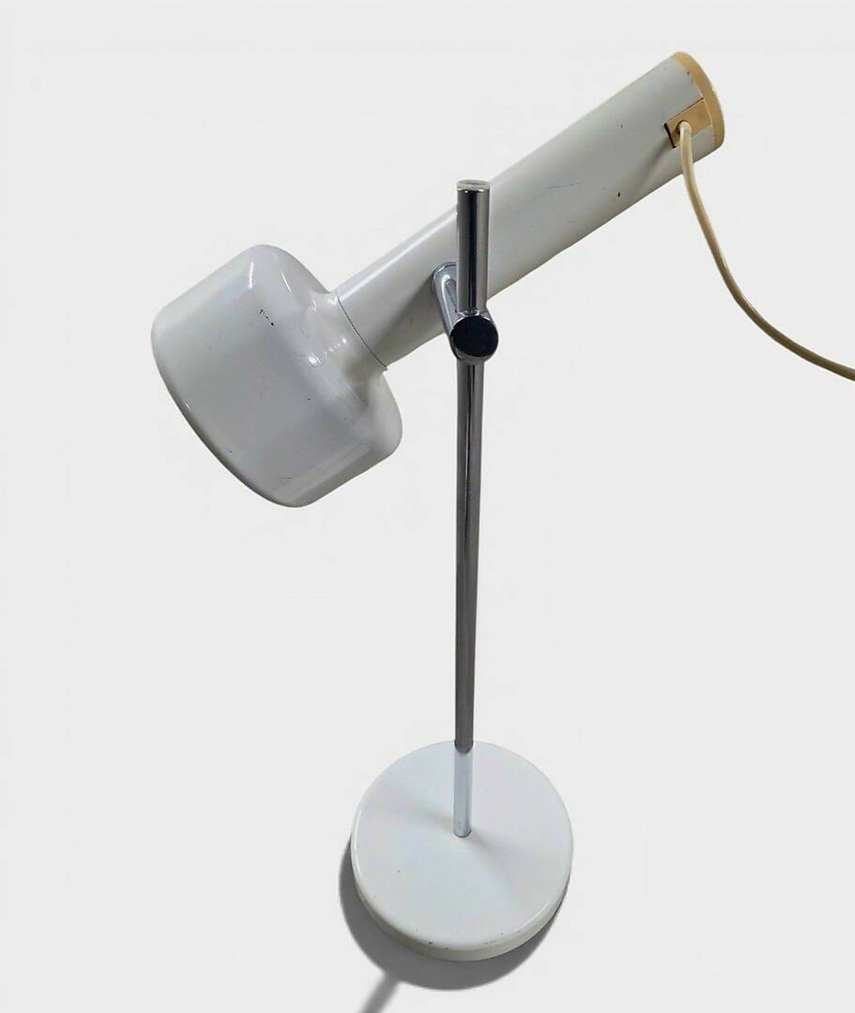 Lampe de bureau vintage "Trompette" - Design Suisse - Circa 1970