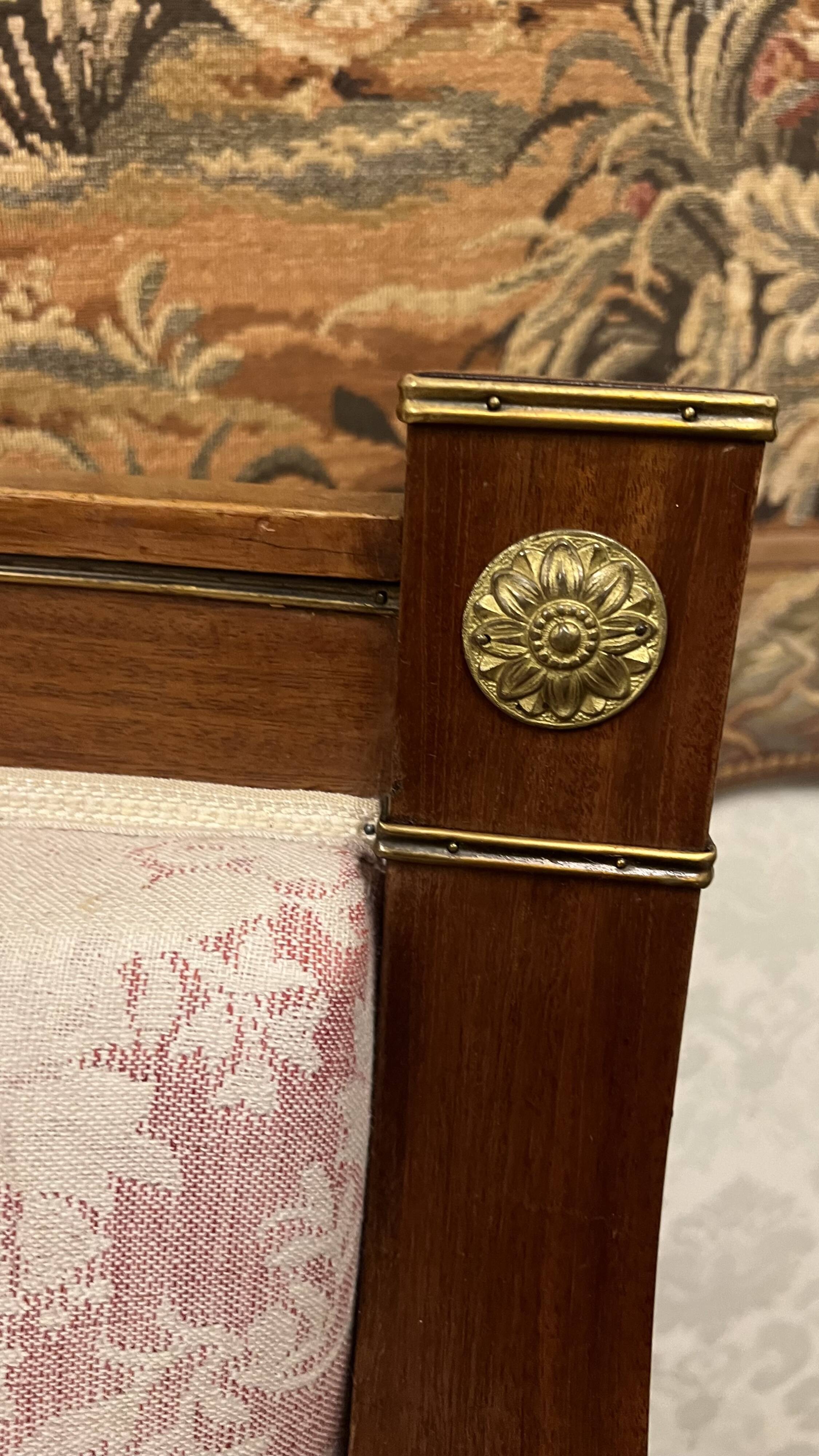 Fauteuil Empire Restauration, 1825, France