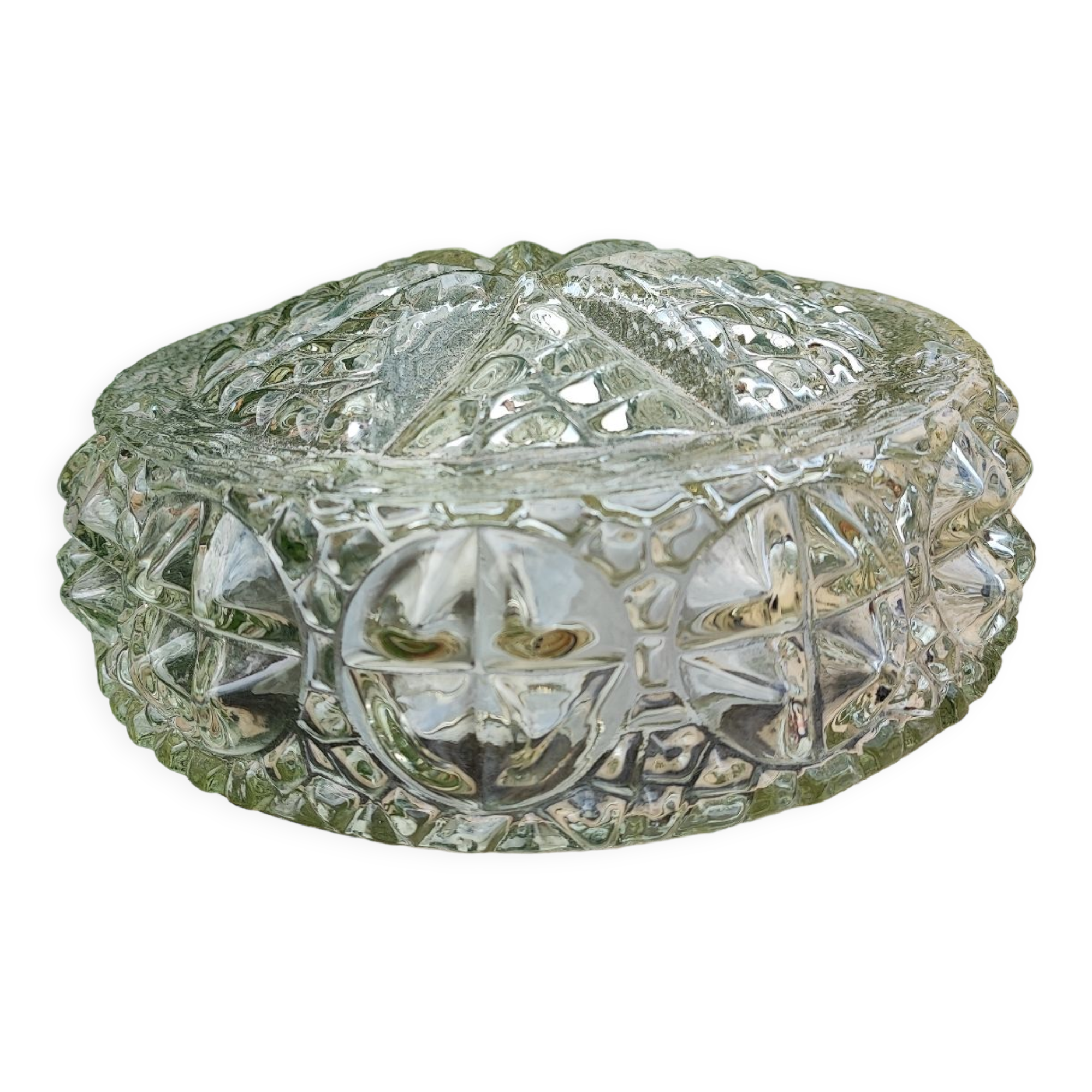 Vintage glass ceiling lamp
