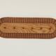 Rattan and wood wall coat rack by ULUV, former Czechoslovakia 1960