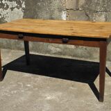 Table de ferme  2 tiroirs