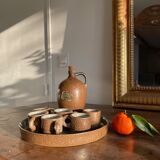 Stoneware liqueur service