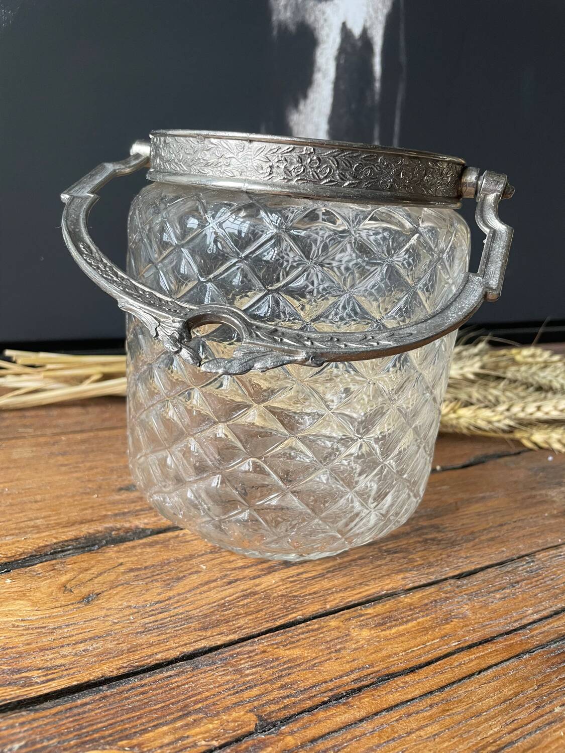 Antique cookie jar or ice bucket