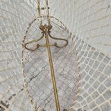 19th century brass rocking cradle from a castle