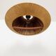 Suspension en teck et en raffia Bast par Temde