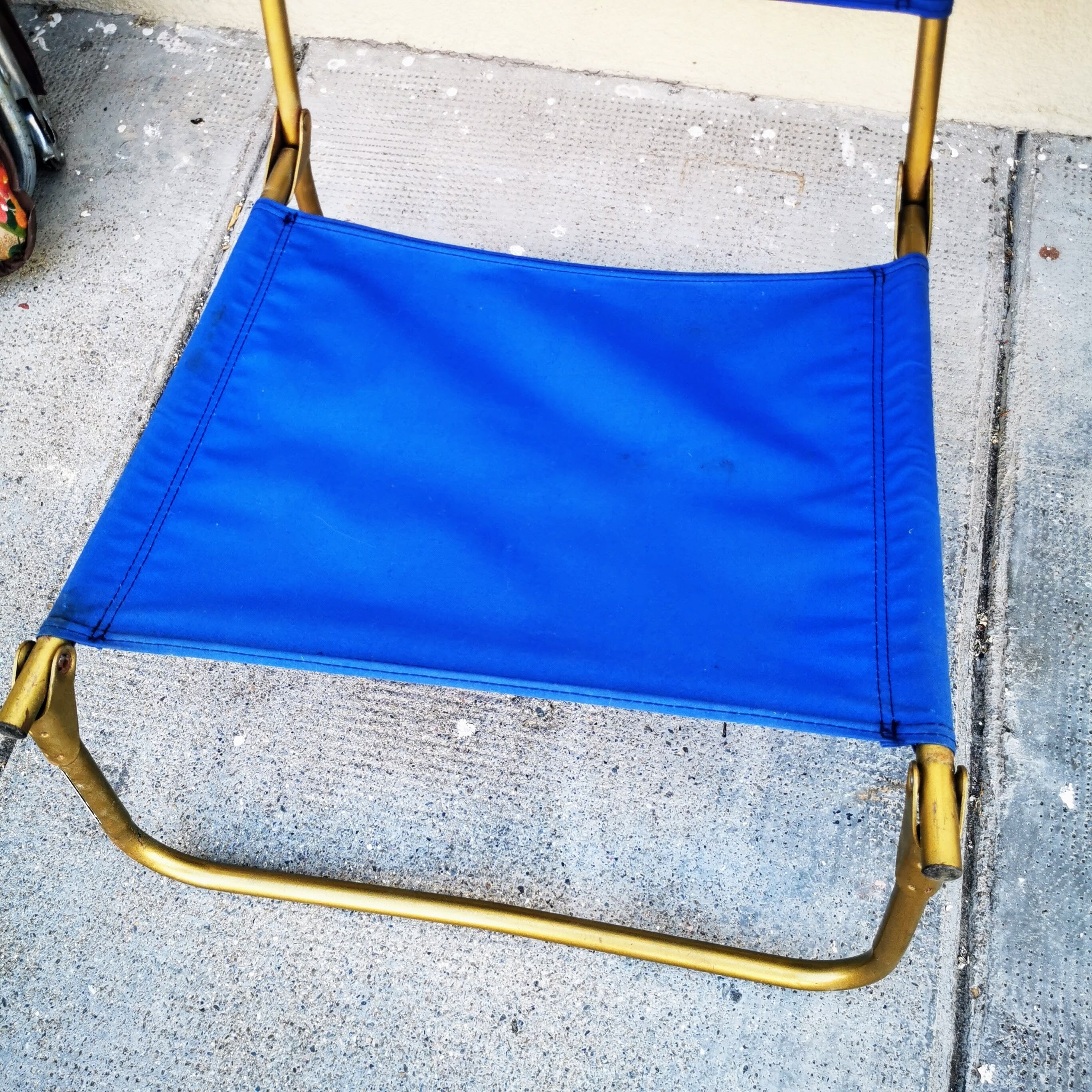 Pair of lafuma beach folding chairs