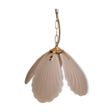 Suspension tulip glass paste and brass