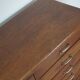 Dutch Industrial Oak Apothecary Cabinet, Mid-20th Century