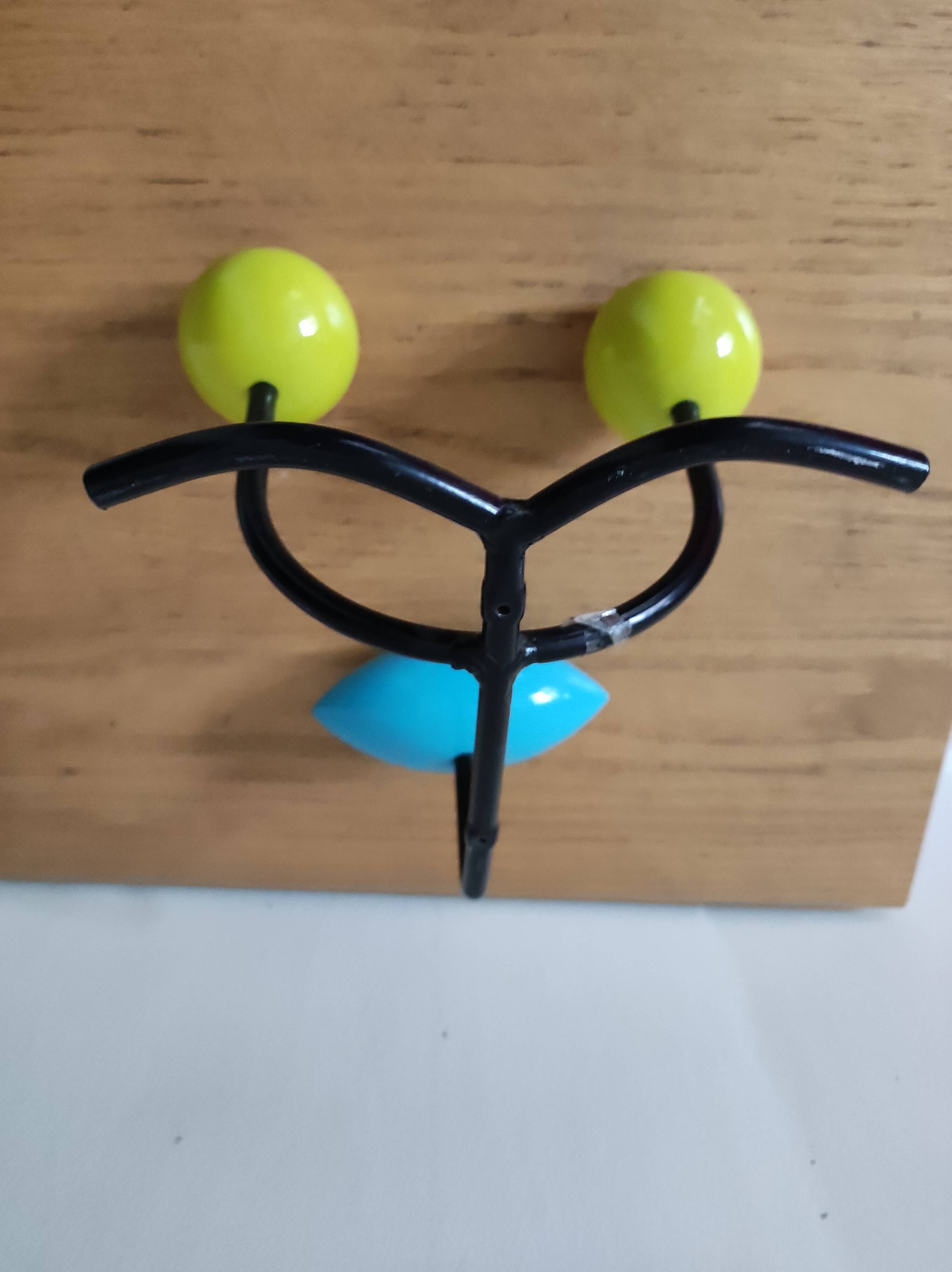 Cloakroom coat holder wall hook tuxedo 60 s