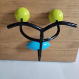 Cloakroom coat holder wall hook tuxedo 60 s