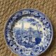 Old plate Yeddo Sarreguemines with Asian Japanese decoration 1900 old