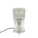 Glass table lamp, Fidenza Vetraria Italy 1970s