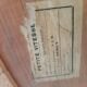 Sideboard - 1920 - art deco - 1 door - 2 drawers - gray marble top