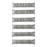 Set of 6 twisted crystal knife holders