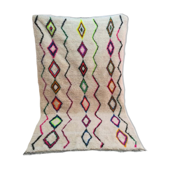 Colorful berber diamond carpet 256 x 156 cm