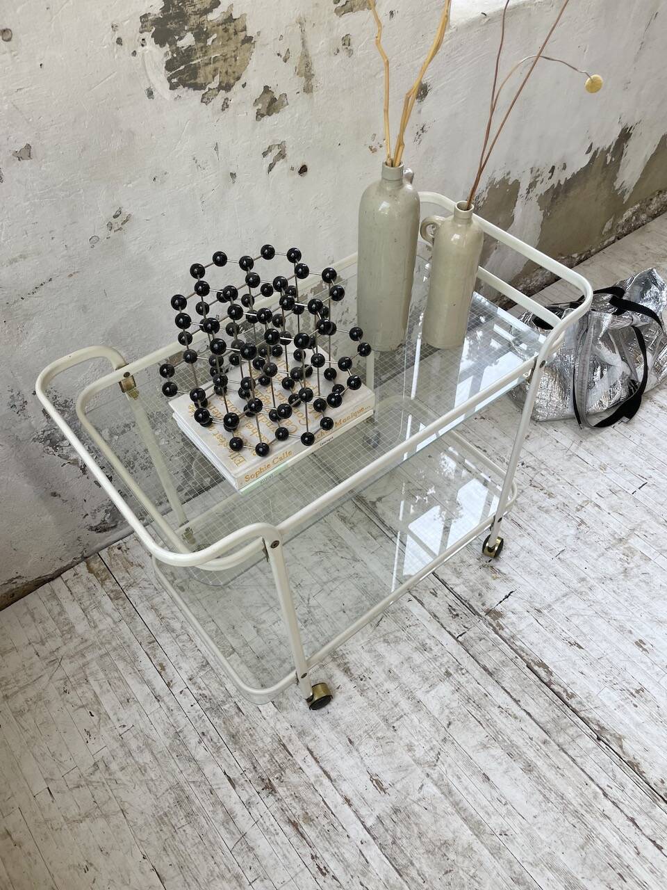 80s serving trolley