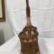 Door rattan bottles from the 60s