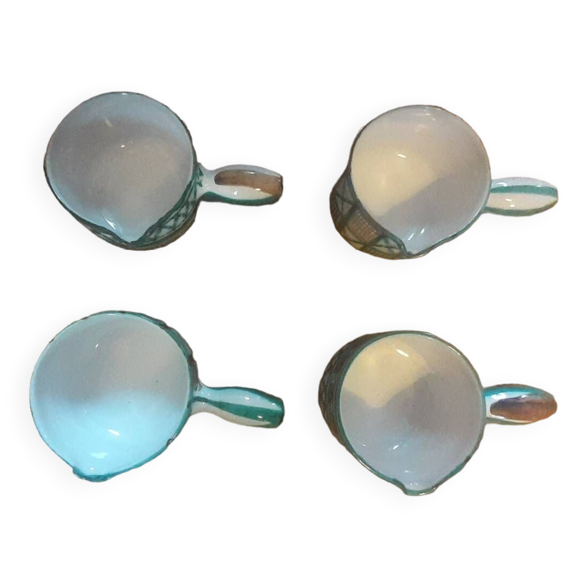 Frying pans signed Robert Pocault, Vallauris